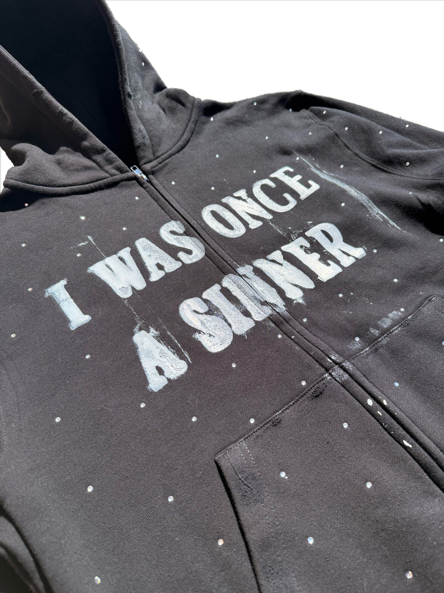 'ONCE WAS A SINNER' - HOODIE