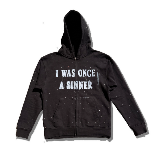 'ONCE WAS A SINNER' - HOODIE