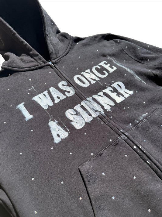 'ONCE WAS A SINNER' - HOODIE